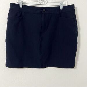 Eddie Bauer Navy Golf Performance Skirt‎ Womens 14 Gorpcore Activewear Tennis